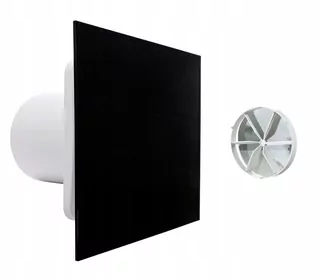 Ventika KLIQ100BASEH + KLIQFP180CHROME ventilátor do kúpeľne 100 mm